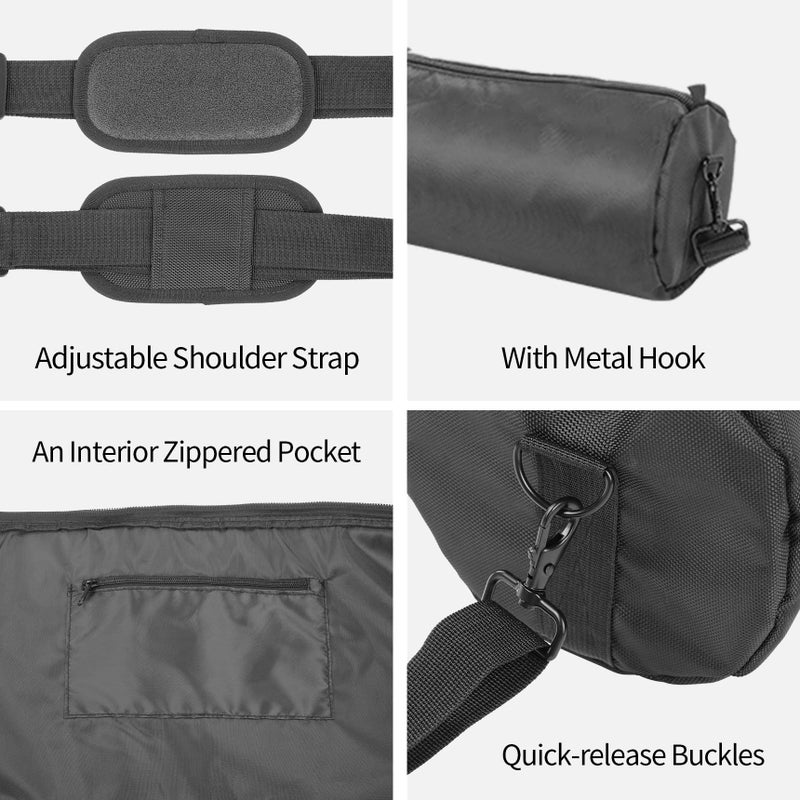 Meking 49in Padded Tripod Carrying Case Bag with Shoulder Strap for Light Stand, Boom Stand, Monopod, Umbrella and Other Photography Photo Studio Accessories - Image 4